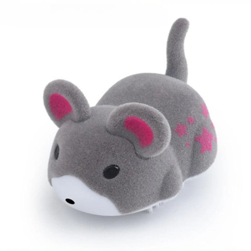 Cat Mouse Interactive Plush Toys Smart Running Mouse Moving Electric Kitten Toys Auto Rechargeable Pet Cat Moving Mice Toy